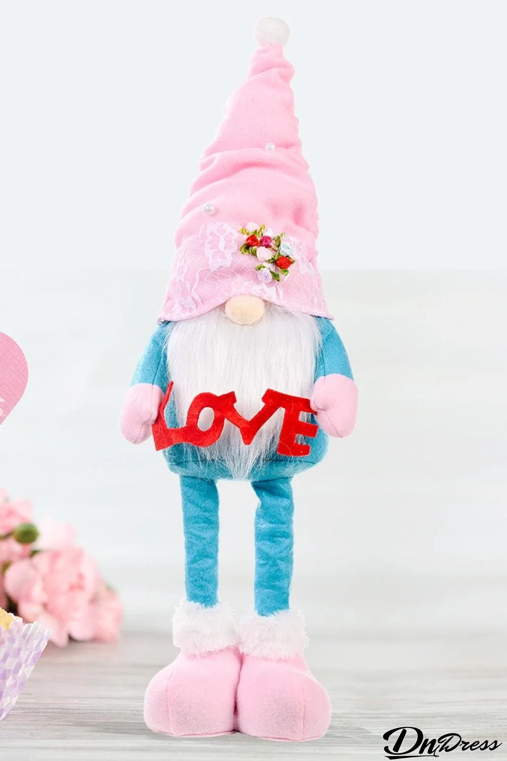 Mother's Day Pearl Decor Faceless Gnome