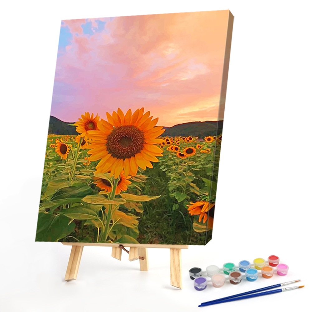 

40*50CM - Paint By Numbers - Sunflower, 501 Original