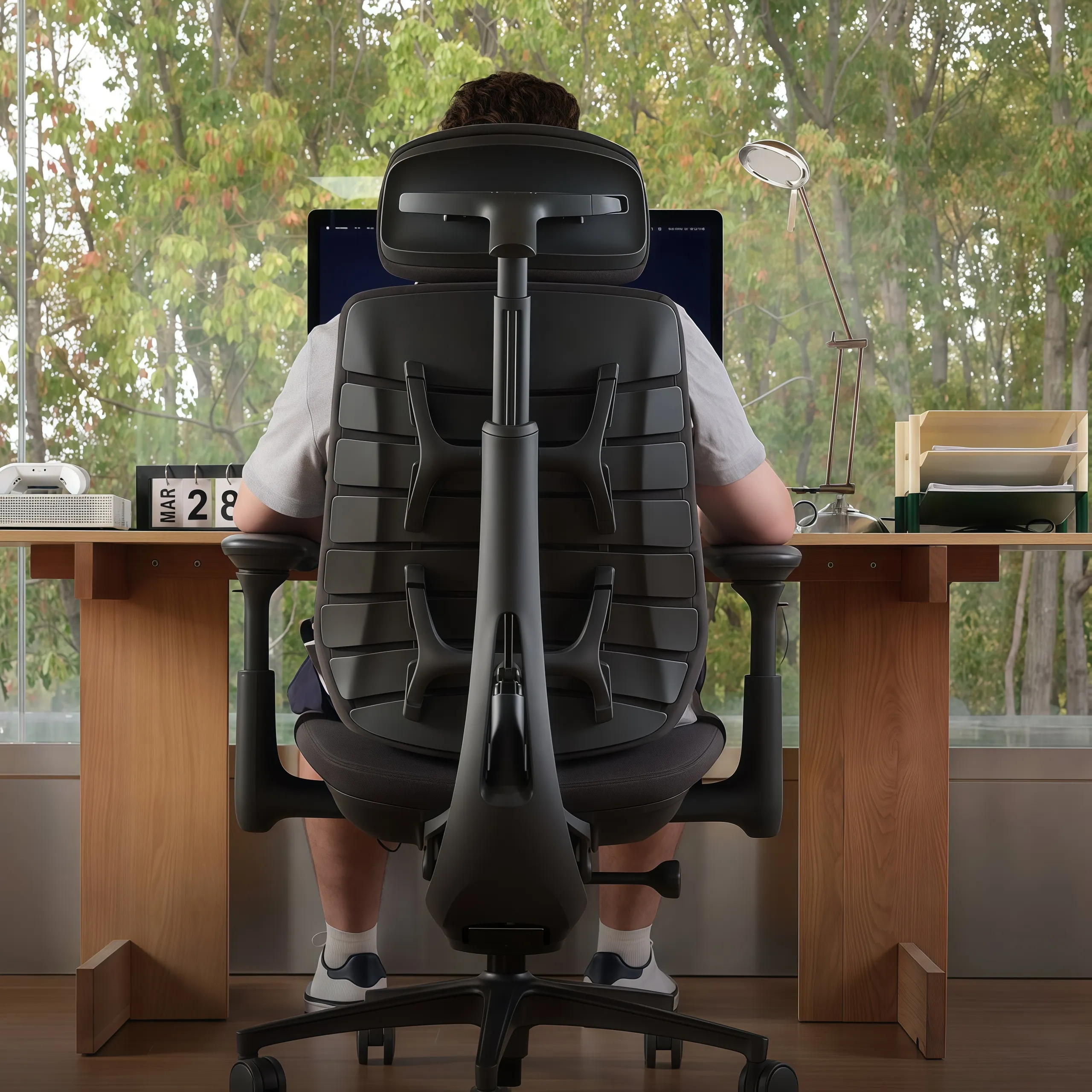 Big-and-tall ergonomic chair dimensions