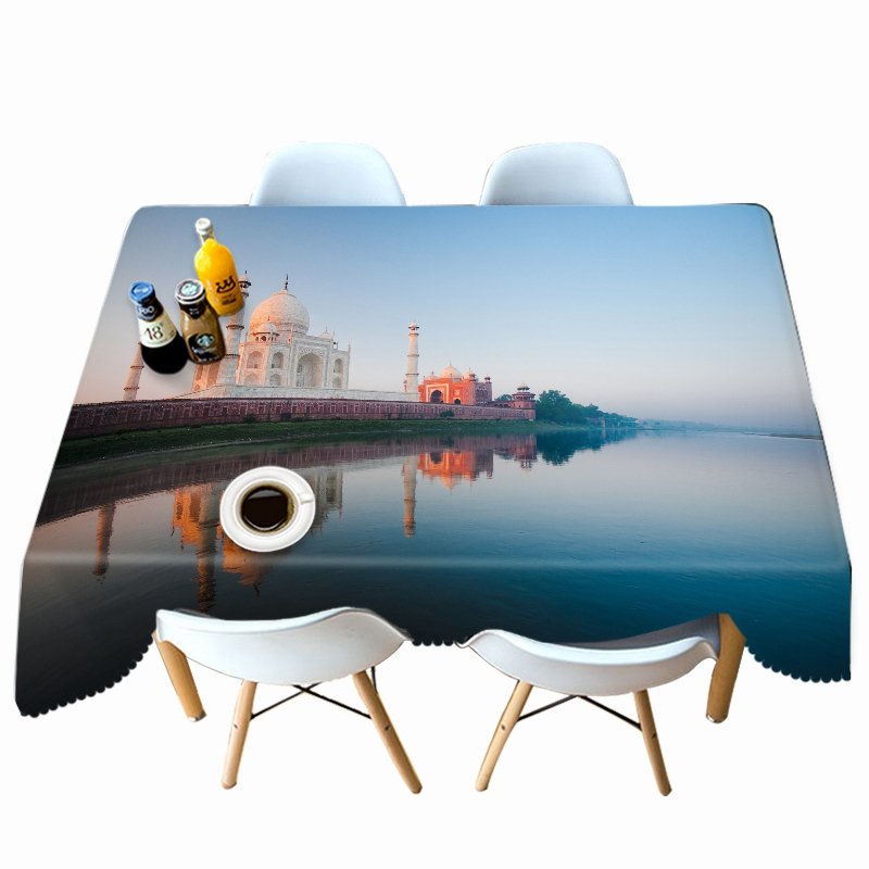 

Castle by the River - 3D Tablecloth, 140*210cm, 501 Original