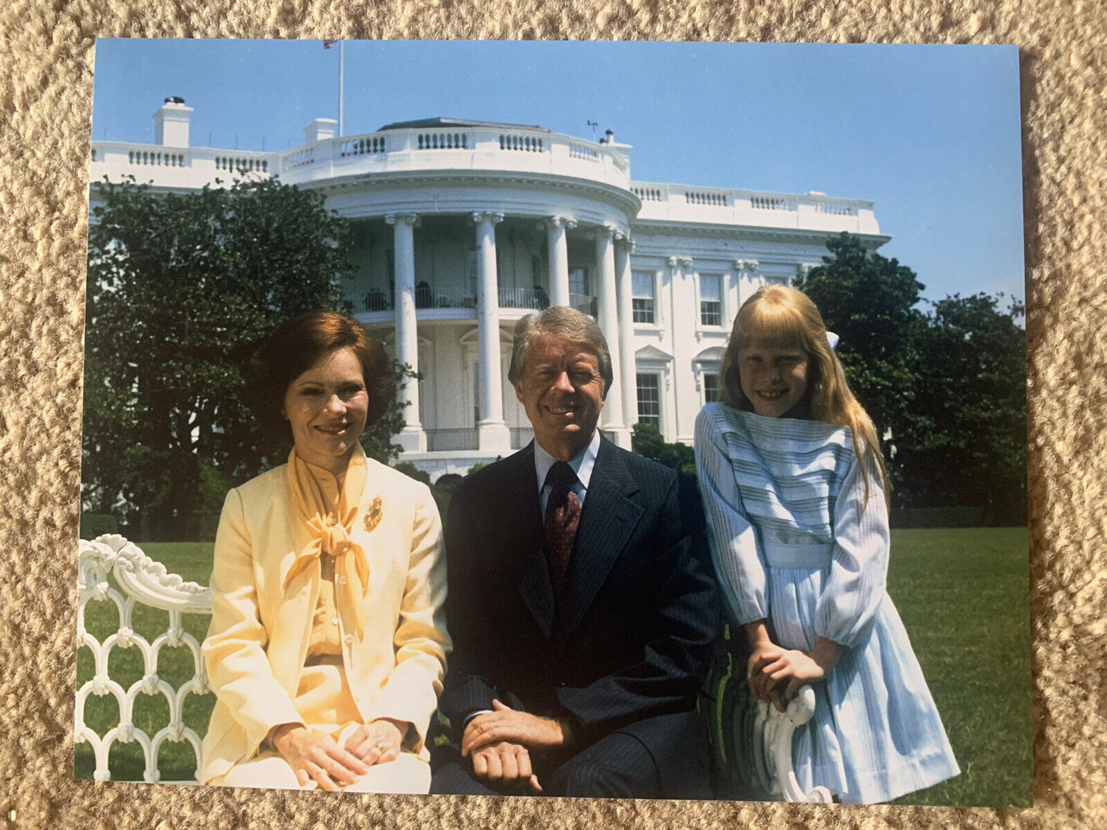 Jimmy & Rosalynn Carter President 8x10 Family Photo Poster painting #7