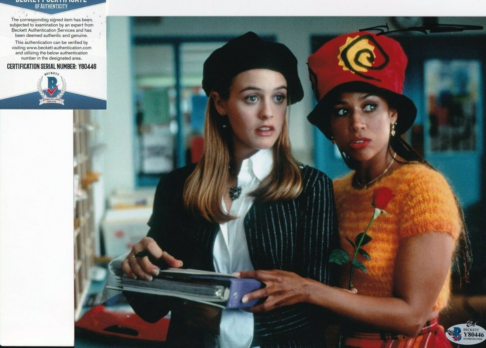 STACEY DASH signed (CLUELESS) Dionne Sexy Star 8X10 Photo Poster painting BECKETT BAS Y80446