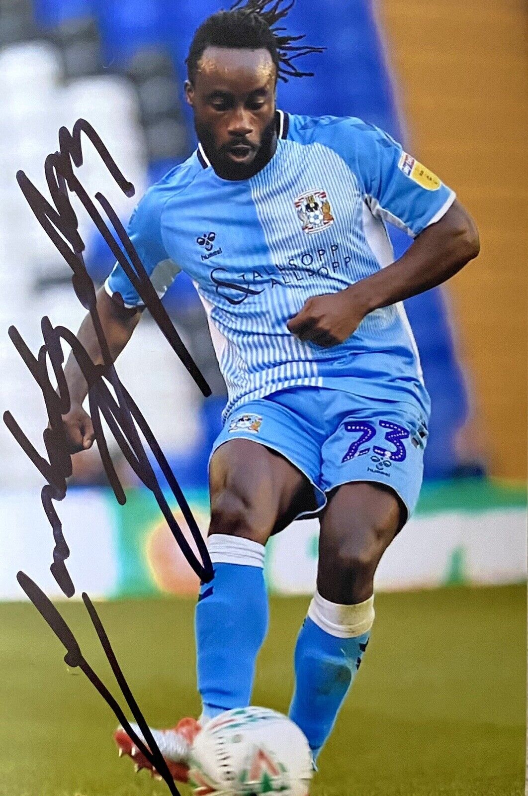 Fankaty Dabo Genuine Hand Signed Coventry City 6X4 Photo Poster painting 2