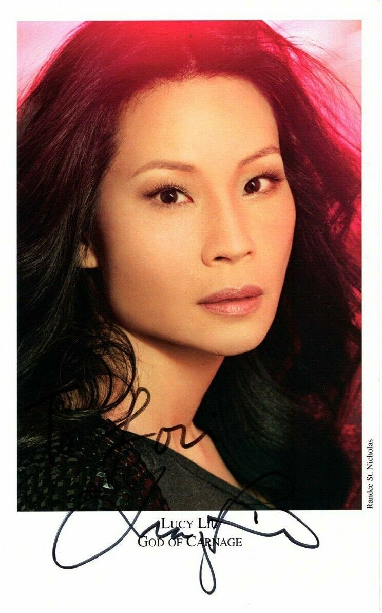 LUCY LIU Autographed Signed GOD OF CARNAGE Photo Poster paintinggraph - To Lori