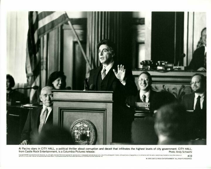 Al Pacino City Hall Original Press 8X10 Photo Poster painting