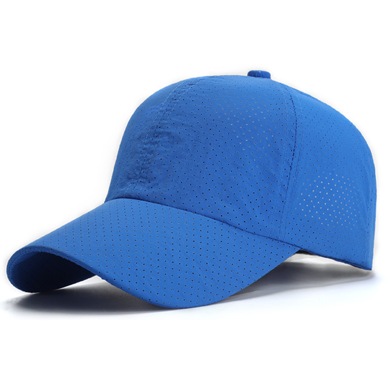 Men's Outdoor Hollow Breathable Sun Protection Baseball Hat 98214649Z