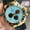 Rolex Cosmograph New Daytona m126518ln-0014 with Turquoise Blue Dial 4131 movement Super clone (Gain weight)
