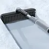 Car Glass Deicing Cleaning Tool 2 in 1 Car Ice Shovel Glass Brush Car Wash Tools