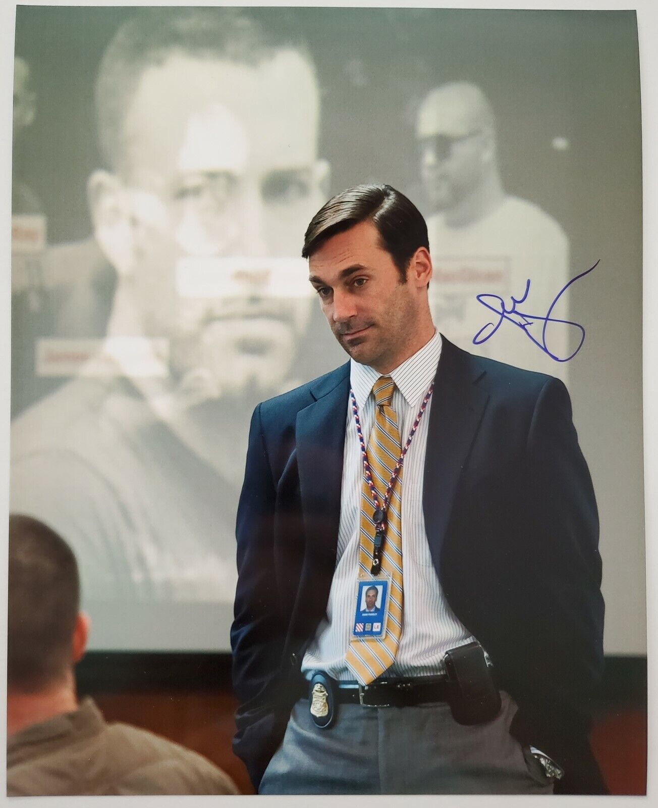 Jon Hamm Signed The Town 8x10 Photo Poster painting Actor Baby Driver Mad Men RAD