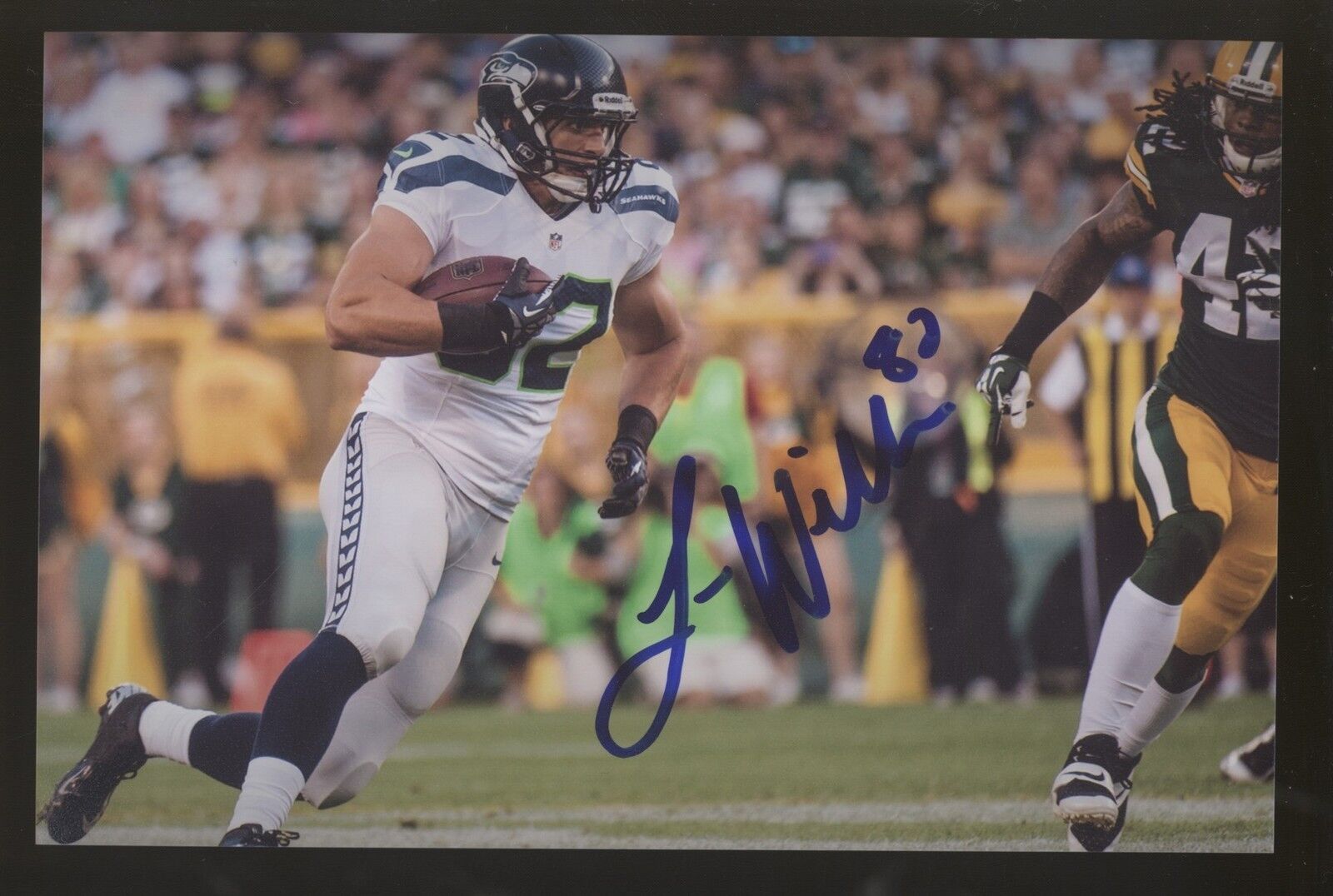 Luke Willson 4x6 Photo Poster painting Autographed Signed AUTO Seahawks SB Champion SPH 0365