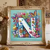 Butterfly Flower N 5D Partial Drill DIY Diamond Painting Kit 30*30cm