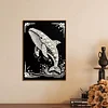 Diamond Painting-DIY Special Shaped Drill Pearl Painting Whale(30x40cm)