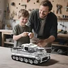 1/28 12GO building block 97012 German World War II Tiger tank assembled model