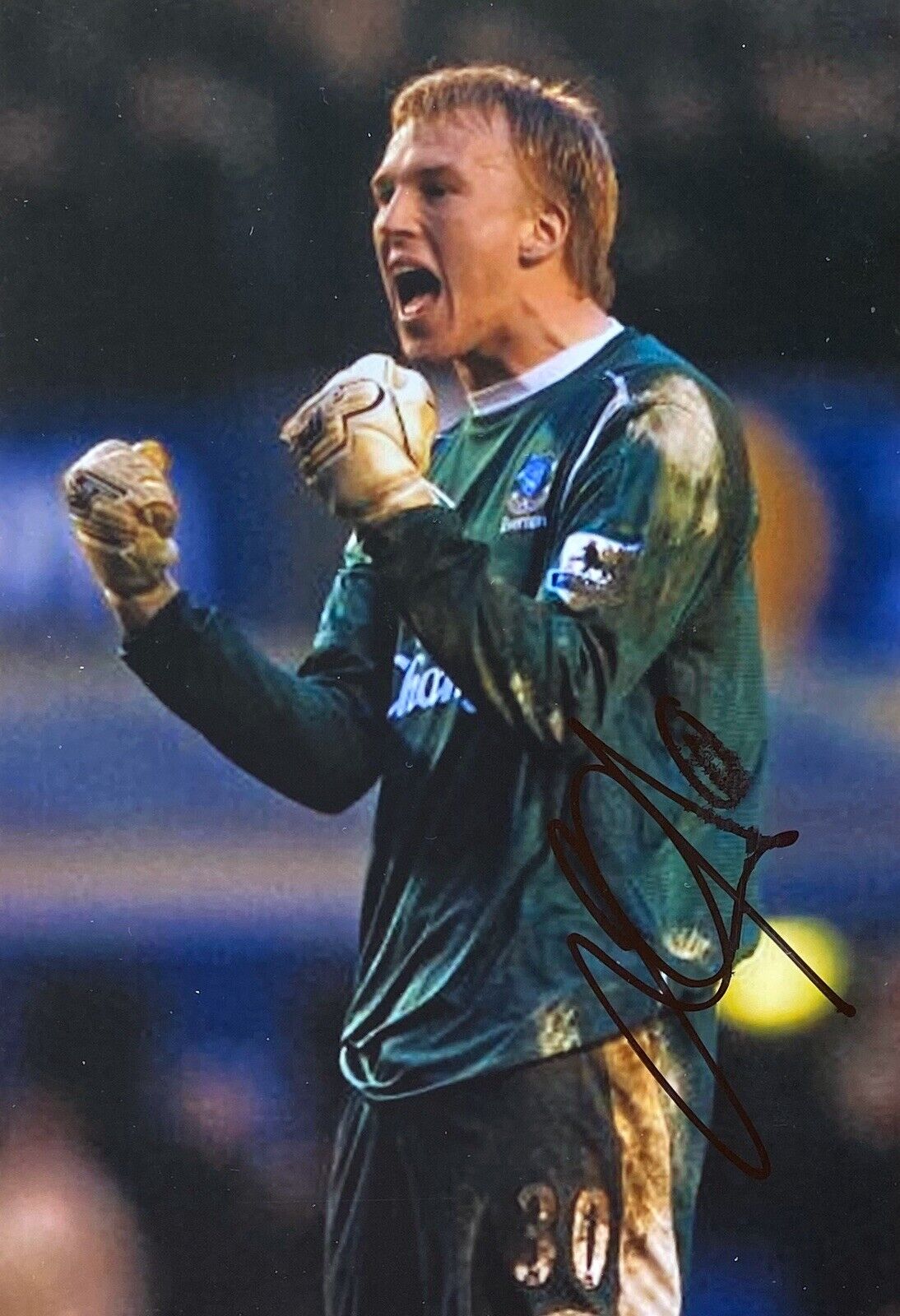 John Ruddy Genuine Hand Signed 6X4 Photo Poster painting - Everton