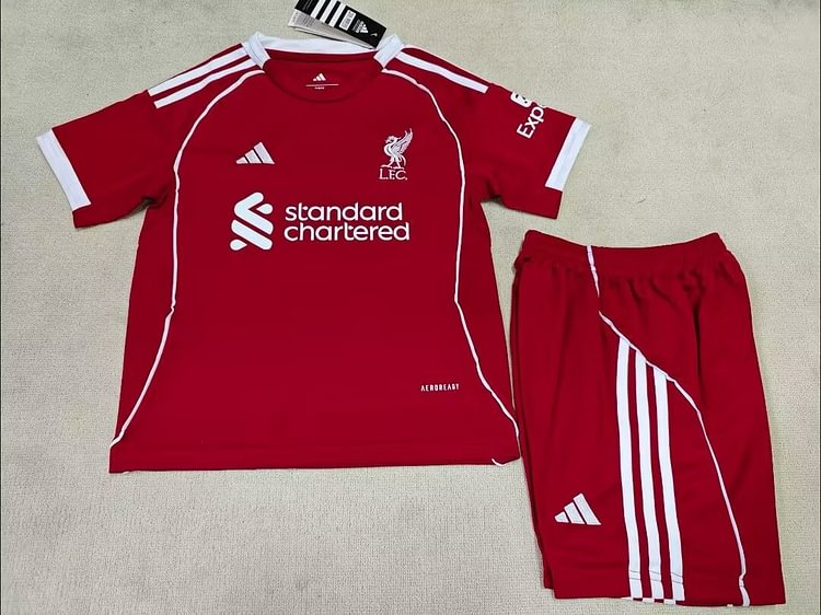 2025-26 Liverpool Home Kit - Children's Version
