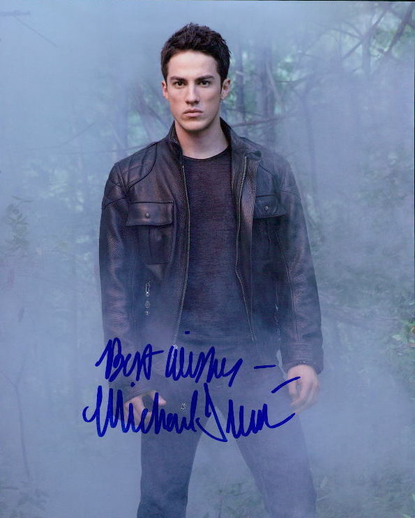 Michael Trevino (Teen Wolf) in-person signed 8x10 Photo Poster painting