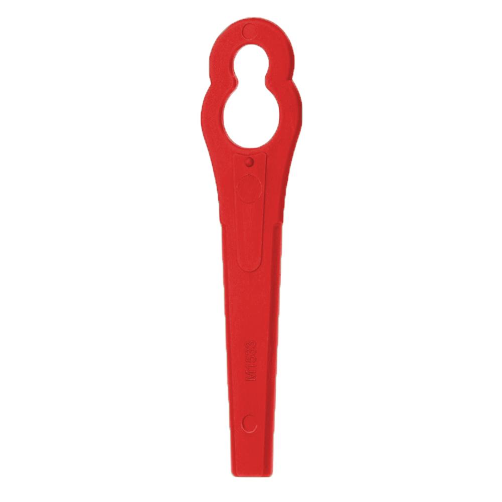 

100pcs Gourd Plastic Trimmer Blade for Lawn Mower Replacement Parts (Red), 501 Original