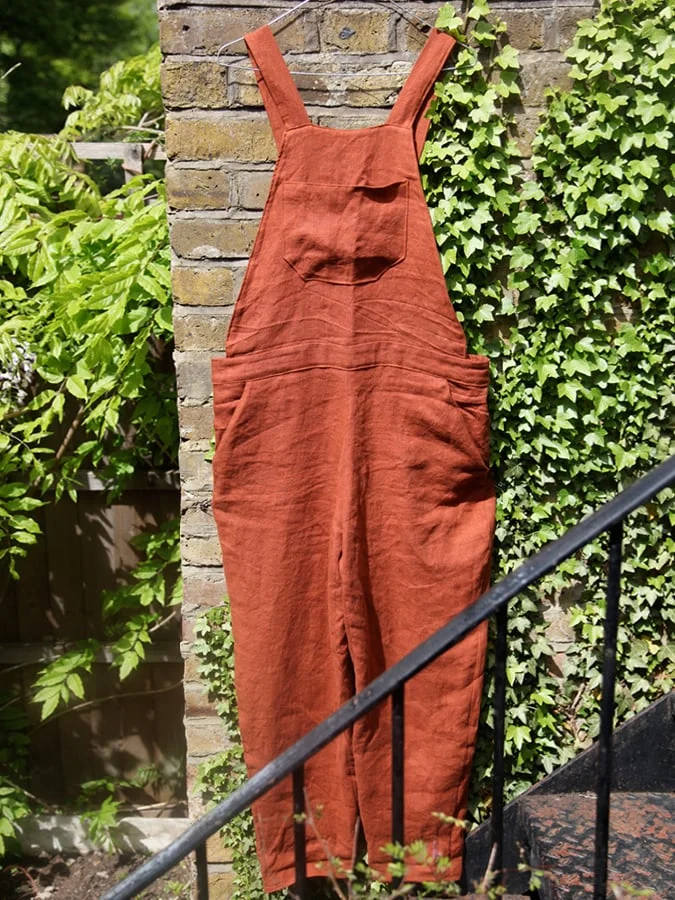 🔥Buy 3 Get 10% Off🔥Women's Cotton Linen Casual Jumpsuit