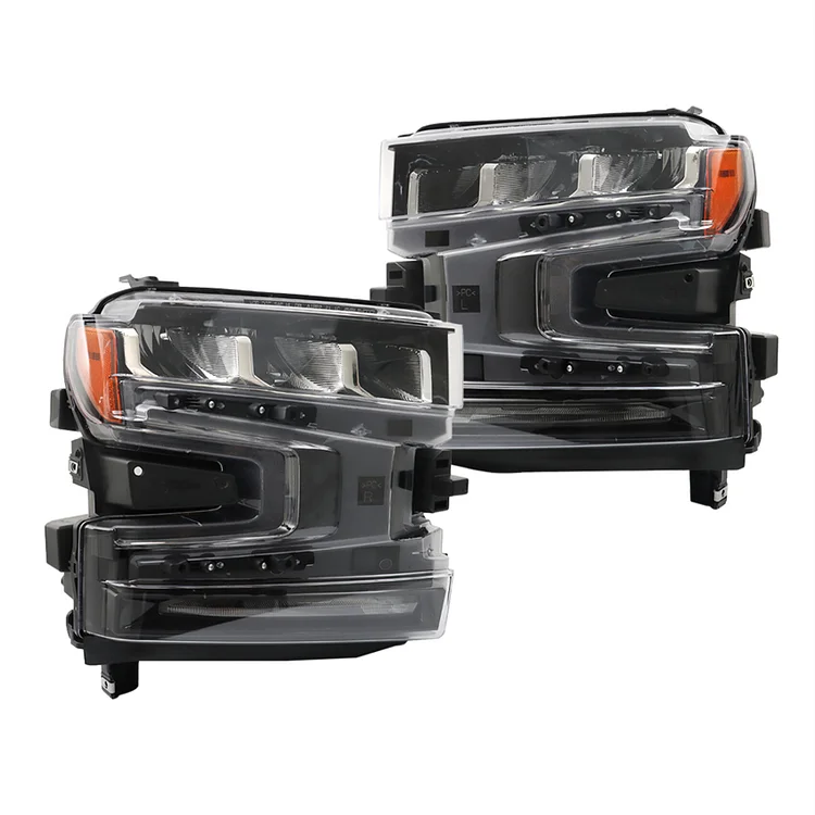 SEBLAFF GM2502497 GM2503497 Headlight Assembly Replacement for 2019 2020 2021 Silverado 1500 Headlamp Driver and Passenger Side
