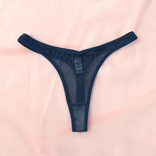 Curesgood New Seamless Thongs For Women Tiny Tangas Sexy Thong Lingerie Woman Translucent Mesh Strings T-back Underwear Tangalar T panties