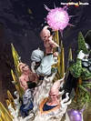 1/6 Scale Frieza, Cell, Majin Buu with LED - Dragon Ball Resin Statue - Hero Belief Studios [In Stock]