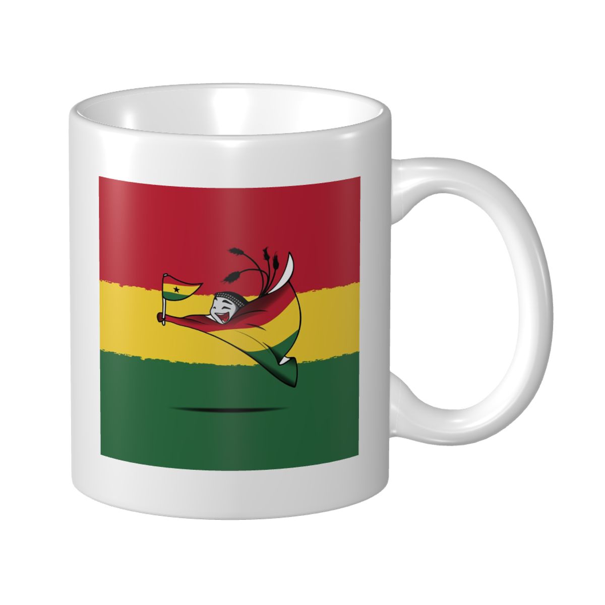 Ghana World Cup 2022 Mascot Ceramic Mug