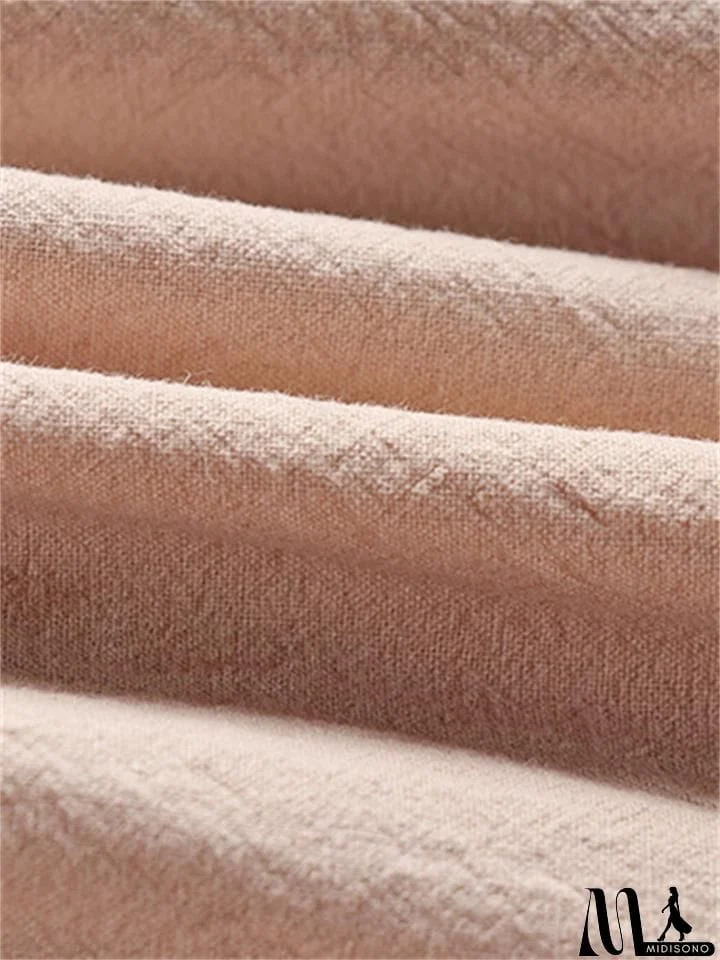 MidiSono - Summer Drawstring Design Loose Wide-Leg Casual Cropped Trousers