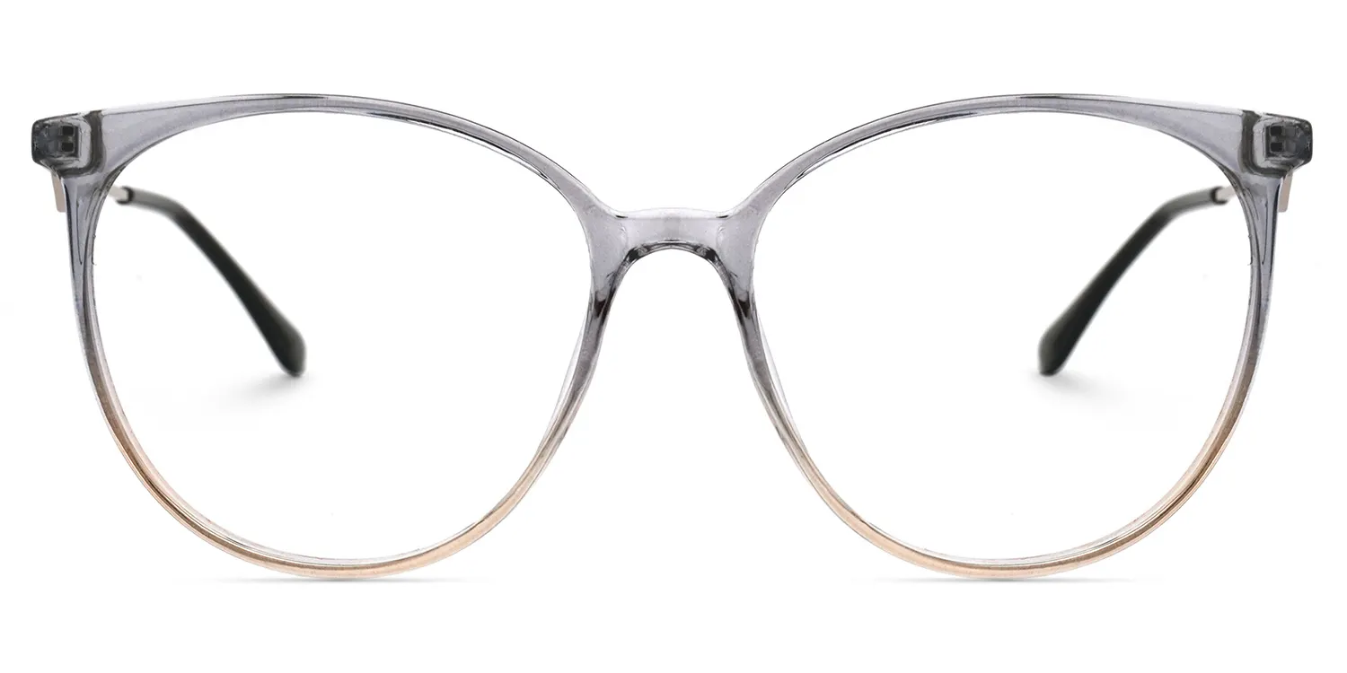 Babbage Grau Rund Brille Grau