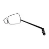 for 15-22mm Handlebars ABS Rearview Mirror EBike & Commuter for Road Safety
