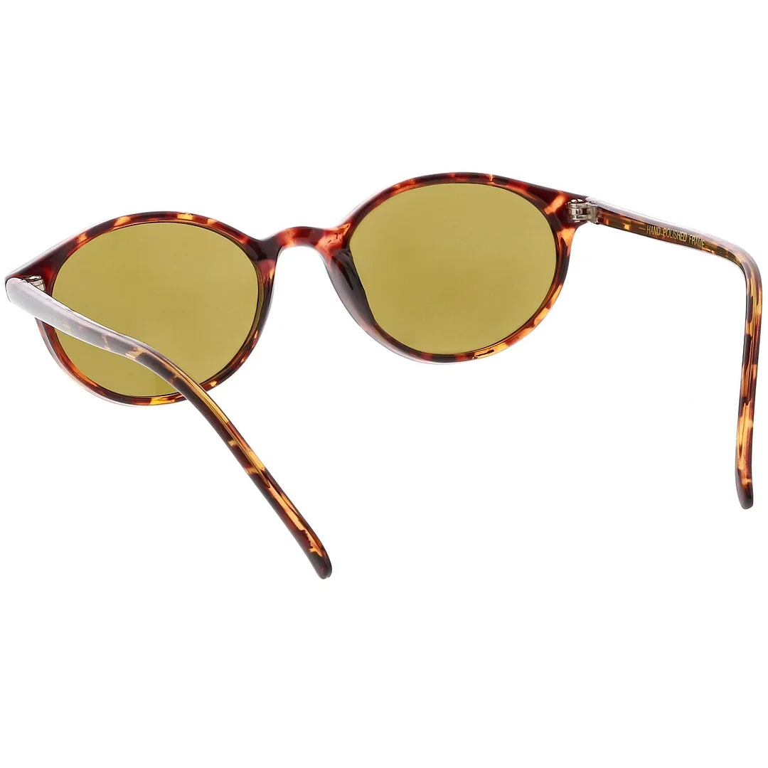 True Vintage Small Horn Rimmed Oval glasses Slim Arms 48mm