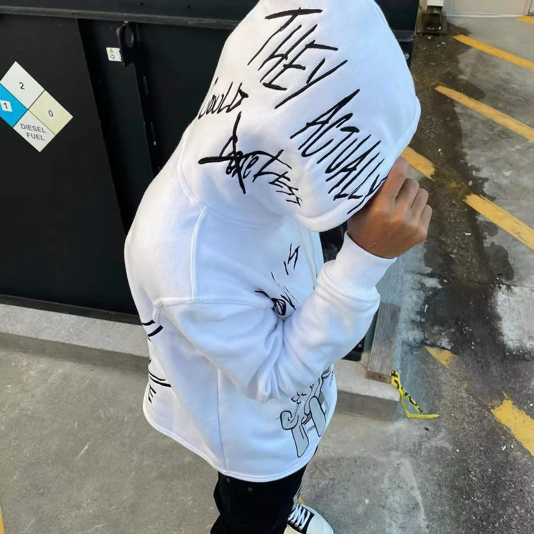 Social fear casual street sports hoodie