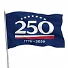 250th Anniversary USA 1776-2026 Commemorative Flag 5ft X 3ft 3 Ply Birthday Patriotic Flag for Independence Day Parades Garden Yard Events