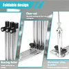 [US Local Warehouse] Bike Wheel Truing Stand Rotating Design Bicycle Wheels Weaving Stand Foldable Bike Hub Spokes Braiding Table for Bike Mechanics and DIY Enthusiasts