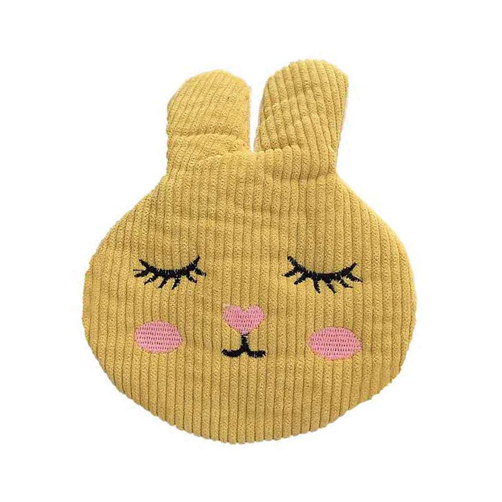 

Cute Rabbit Hair Clips Hairpin Women Corduroy Wash Face Hairgrips, Yellow, 501 Original