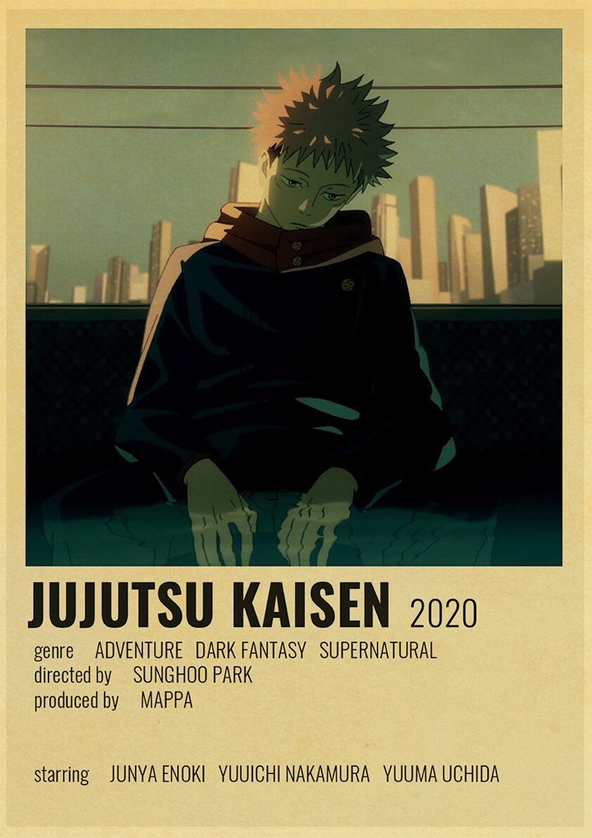 30 Styles Anime Poster JUJUTSU KAISEN/SK8/BLACK CLOVER/BLEACH/HAIKYU Classic Vintage Prints Posters Art Painting Wall Stickers