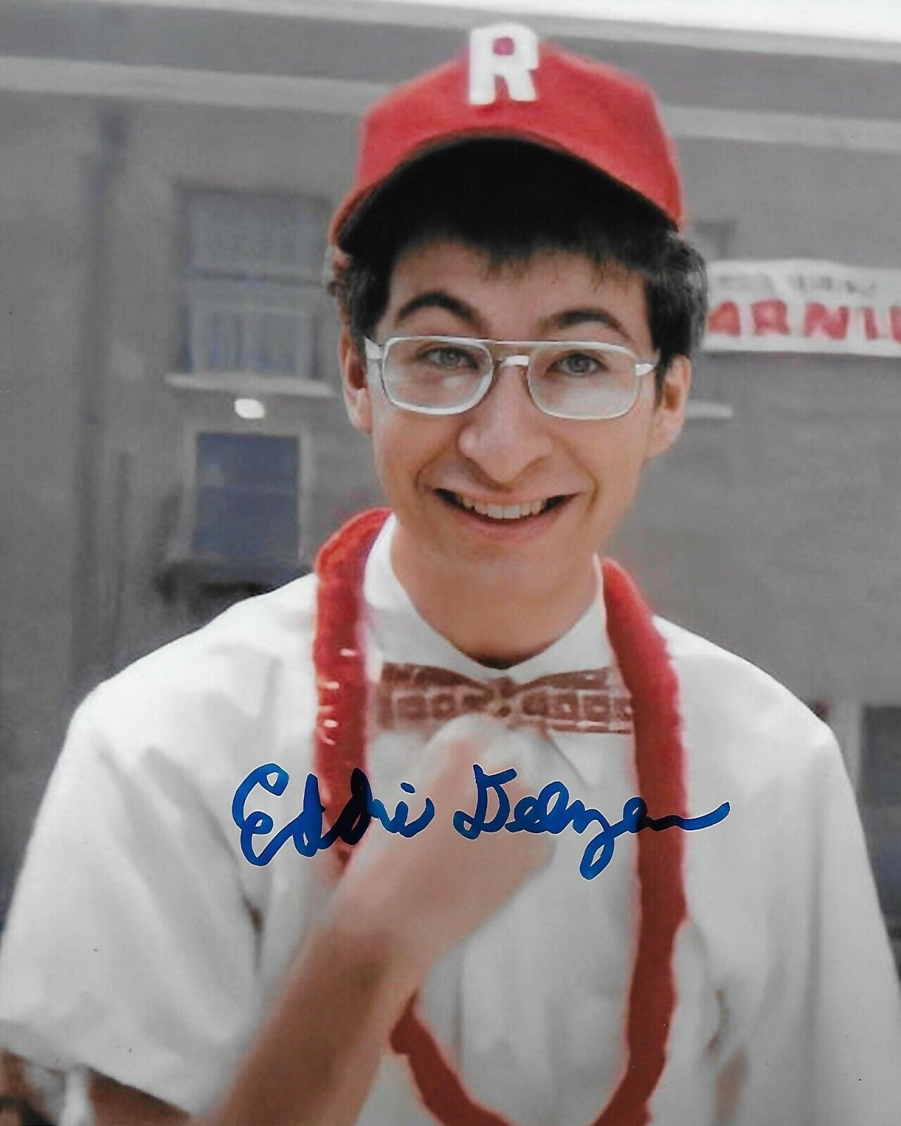 Eddie Deezen Grease Original Autographed 8X10 Photo Poster painting #3 signed @HollywoodShow