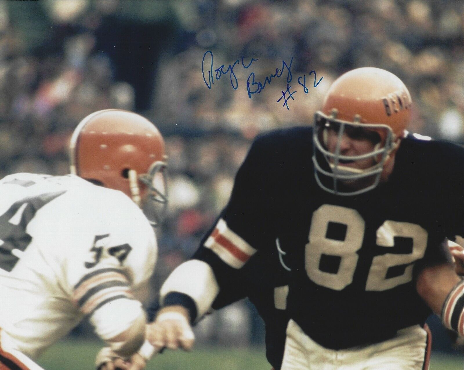 Autographed ROYCE BERRY Cincinnati Bengals 8x10 Photo Poster painting - COA