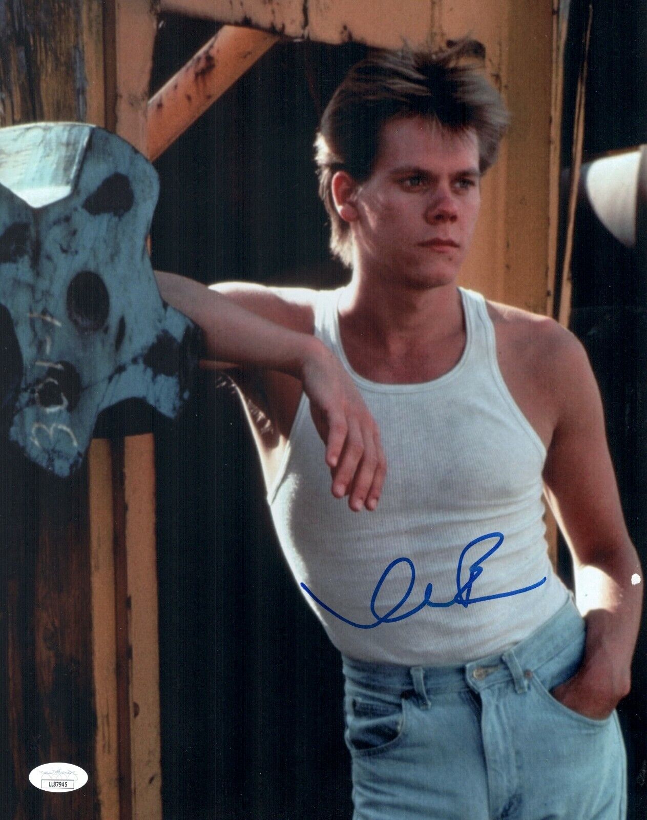 KEVIN BACON Signed FOOTLOOSE large 11x14 Photo Poster painting with JSA COA