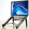 Space Aluminum Alloy Laptop Stand With Expansion Dock USB Type-C hub Computer Stand Foldable Portable Heat Dissipation Three-Speed Adjustable Computer Heightening Stand