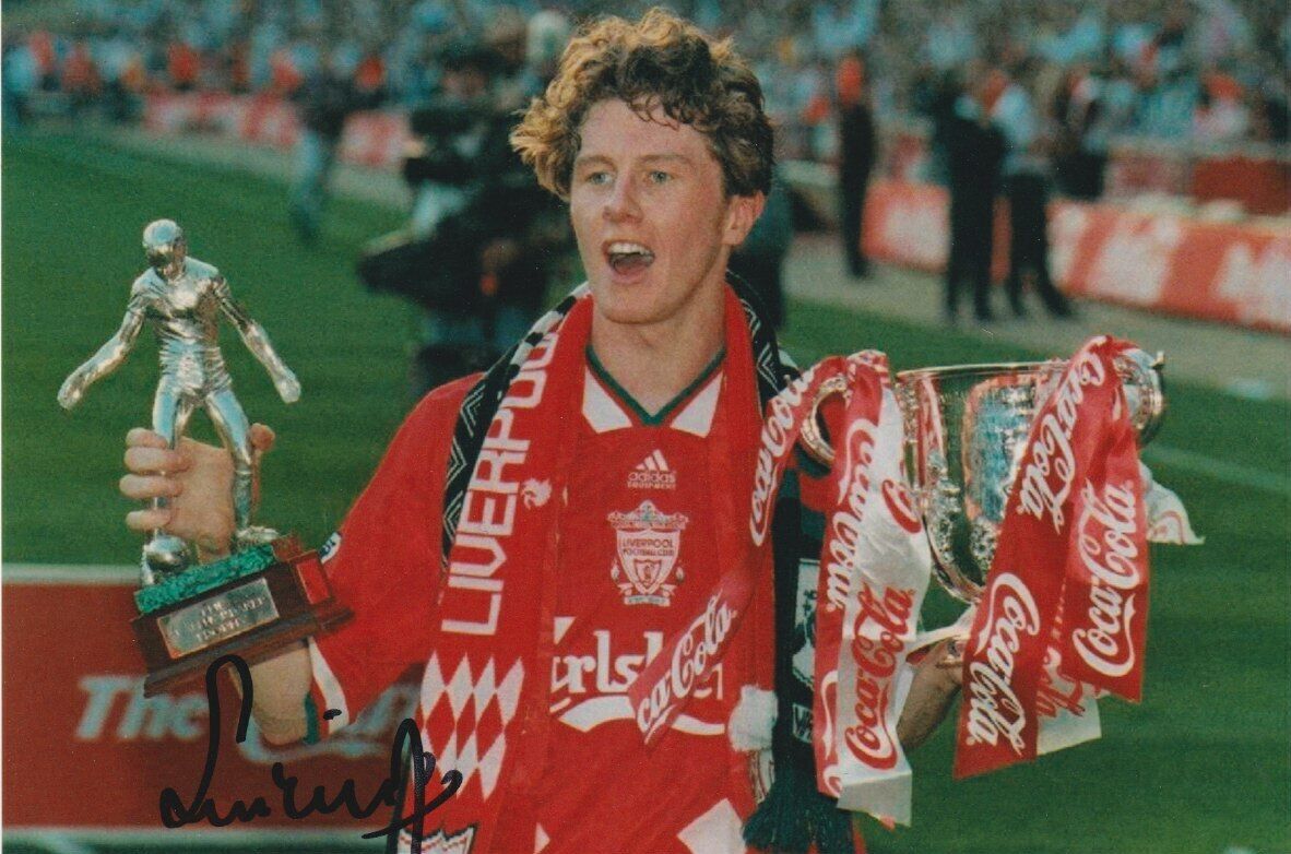 STEVE MCMANAMAN HAND SIGNED 6X4 Photo Poster painting LIVERPOOL FOOTBALL AUTOGRAPH 2