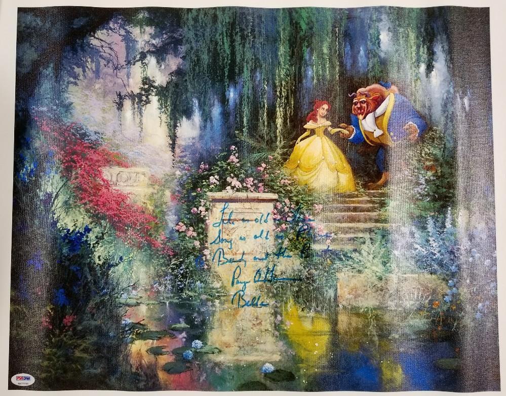 PAIGE O'HARA Signed 16x20 Canvas Photo Poster painting Kinkaid 2 Beauty & the Beast PSA/DNA COA