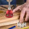 Right Angle Punching Guide Locator w/ 6/8/10 MM Drill Sleeve for Carpentry Tools