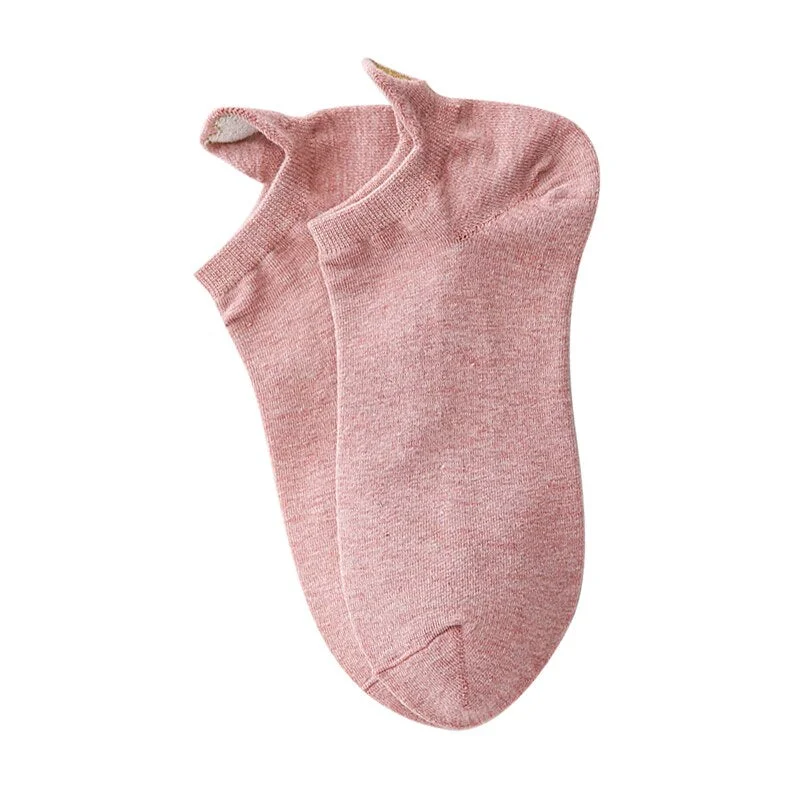 1 Pairs Women Short Socks Red Heart Cute College Fresh Female Socks Soft Cotton Summer Autumn Hot Sale Girls Sock Sox