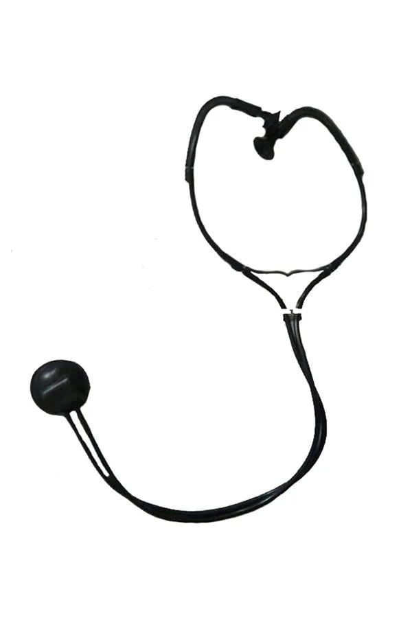 Doctor Nurse Stethoscope For Halloween Party Black-elleschic