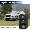 3 Buttons Flip Folding Remote Car Key Shell Pad Replacement for Hyundai