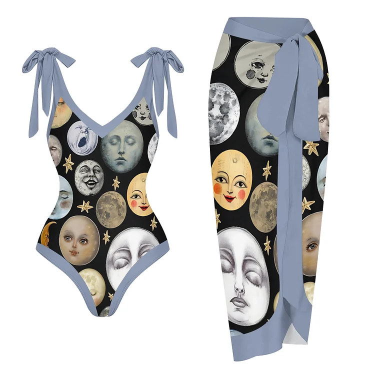 Women's Printed One Piece Swimsuits and Cover Ups