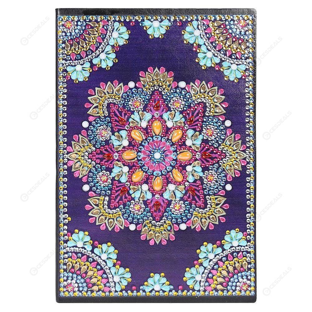 

Mandala-DIY Creative Diamond 50 Pages A5 Notebook, 501 Original