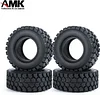 AMK 2Pcs 1.0" Rubber All Terrain Tires 25x50x20mm for 1/24 RC Crawler Cars Axial SCX24 AXI90081 AXI00001 AXI00002 1/18 TRX4M (2PCS)