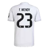 F.MENDY #23 Real Madrid Home Authentic Soccer Jersey 2025/26