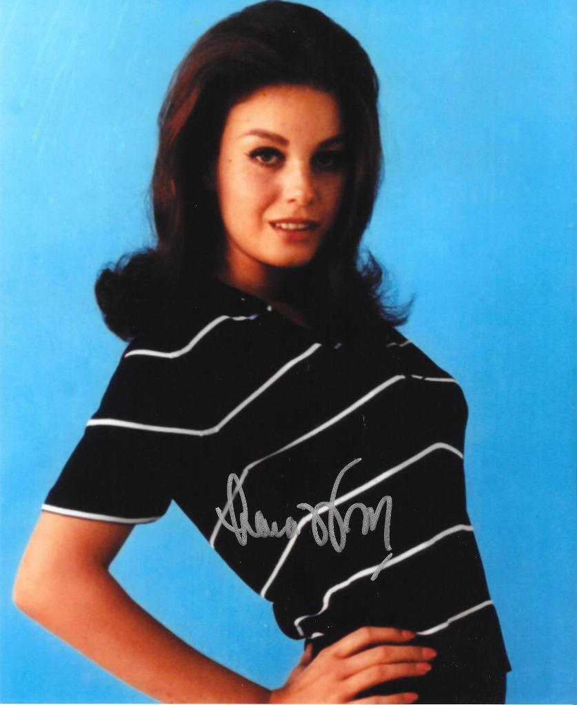 LANA WOOD SEXY 8X10 SIGNED Photo Poster painting 007 BOND GIRL AUTOGRAPH